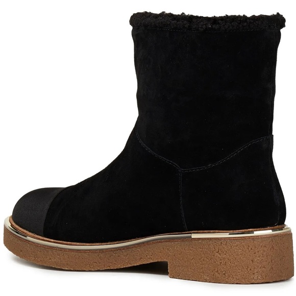 Dkny Women's Fay Suede Booties - Black NWB! - Picture 16 of 16